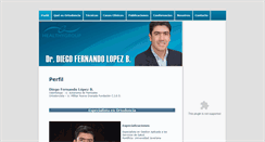 Desktop Screenshot of drdiegolopez.com